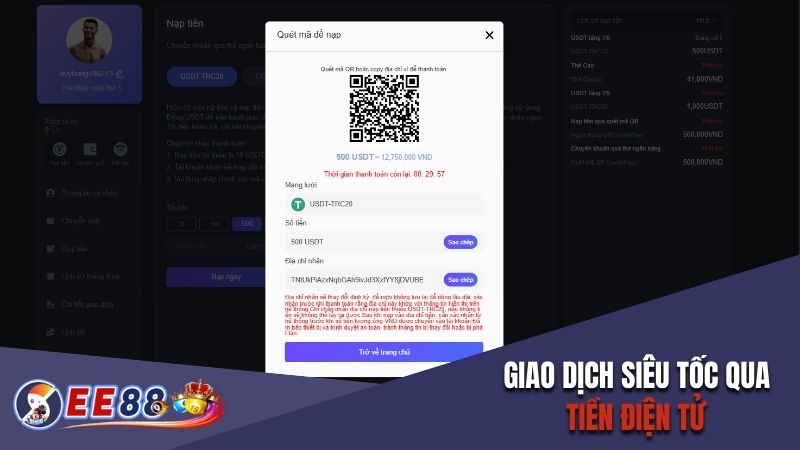 Giao dịch siêu tốc, hiện đại thông qua tiền điện tử